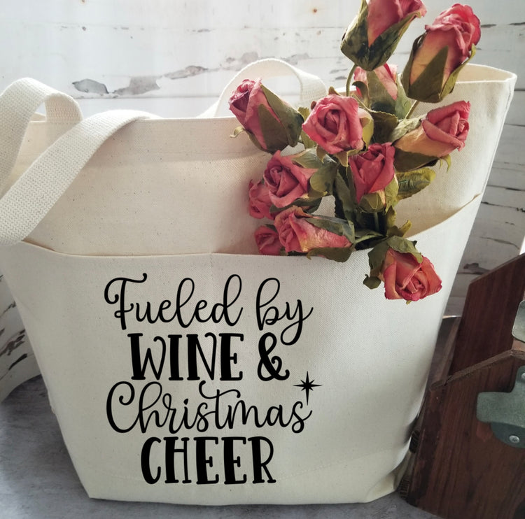 Snarky Large Cotton Canvas Tote Bag with Funny Quote and Front Pockets for Shopping, Gym, Overnight, Laptop
