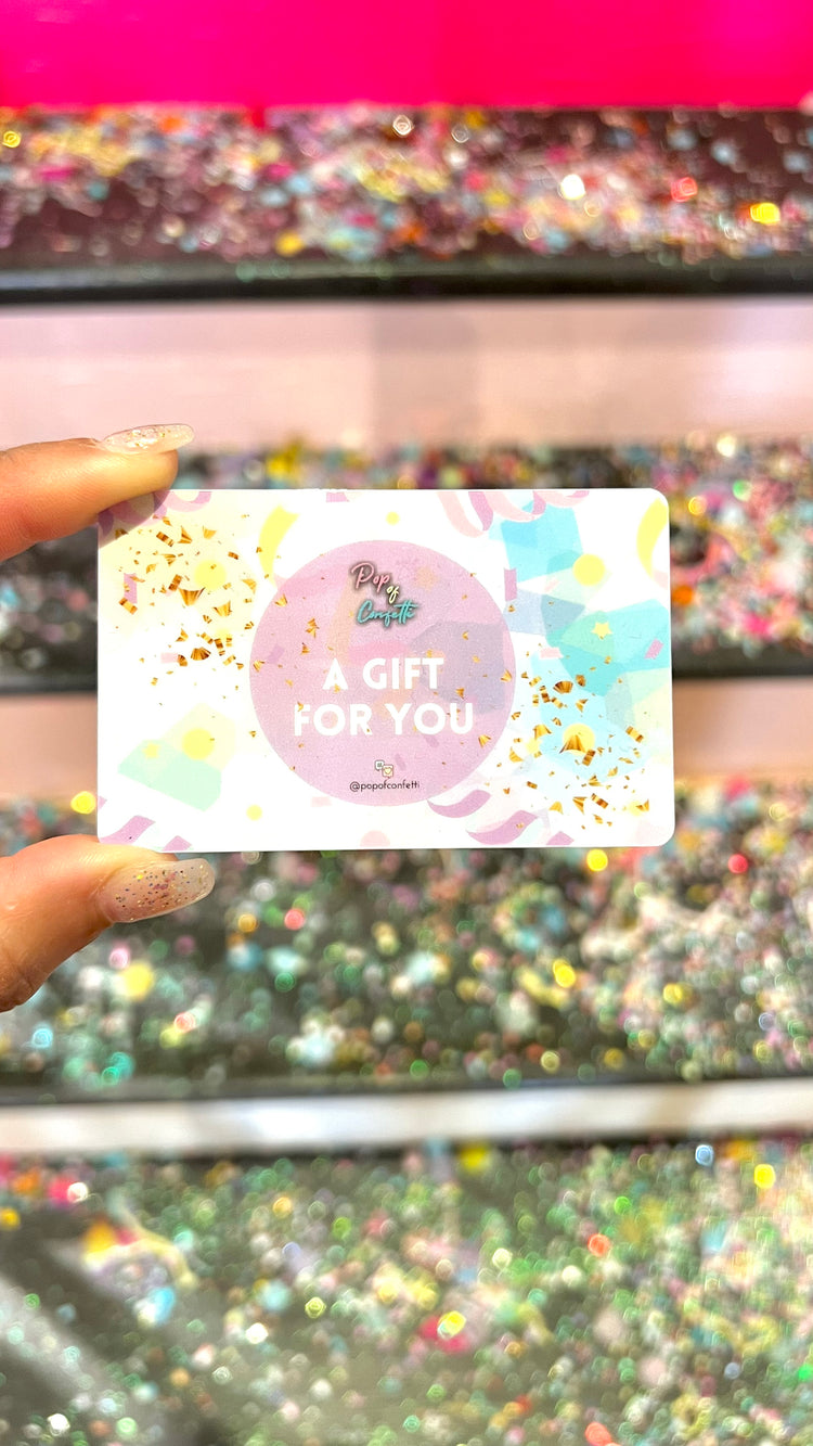 Pop of Confetti Gift Card