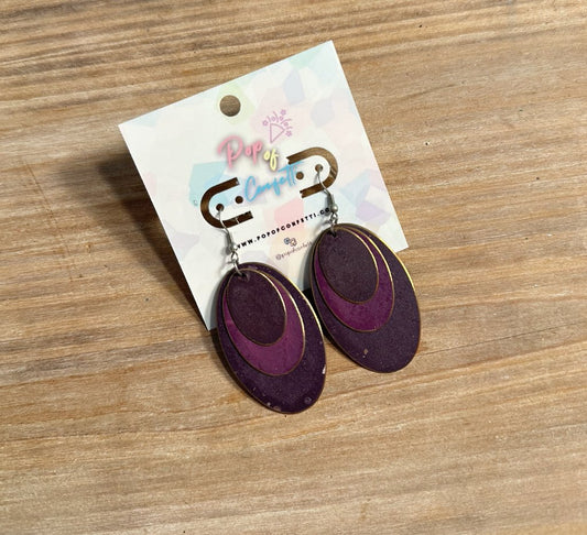 Olive Patina Earrings