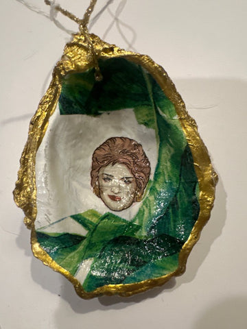Golden girl inspired Blanche oyster ornament
