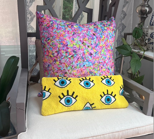 Evil Eye Rectangle Throw Pillow