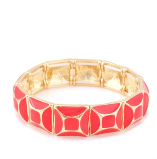 Mod  - Enamel Stretch Bracelet