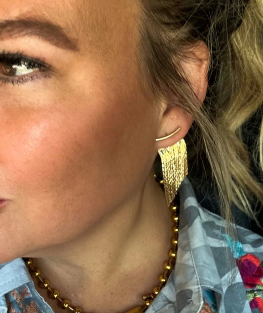 Vegas Fringe Earring
