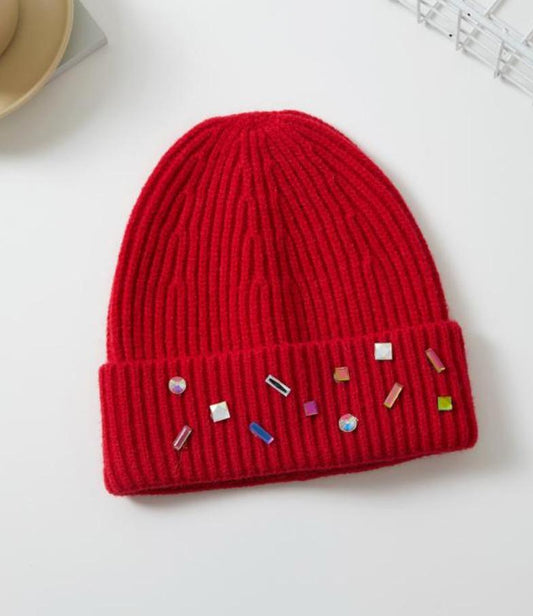 Bejeweled Winter Hat Beanie