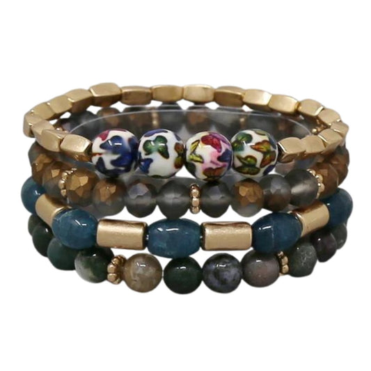 Butterfly Glass Bead Stack