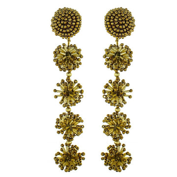 Tropic Drop Seed Bead Dangle Earring
