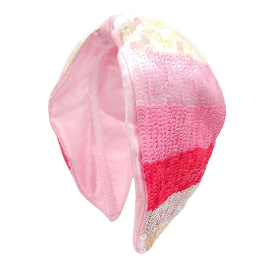 Party Pretty Sequin Rainbow Headband