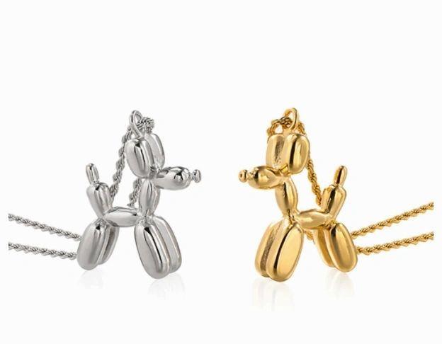CONFETTI' Balloon Dog Necklace