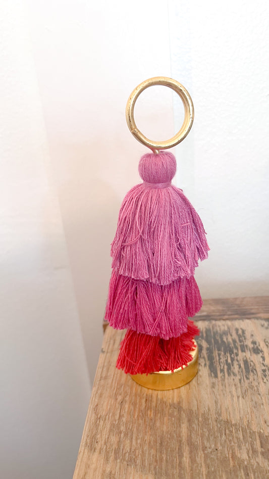 Tassel Boho Place Card Holder