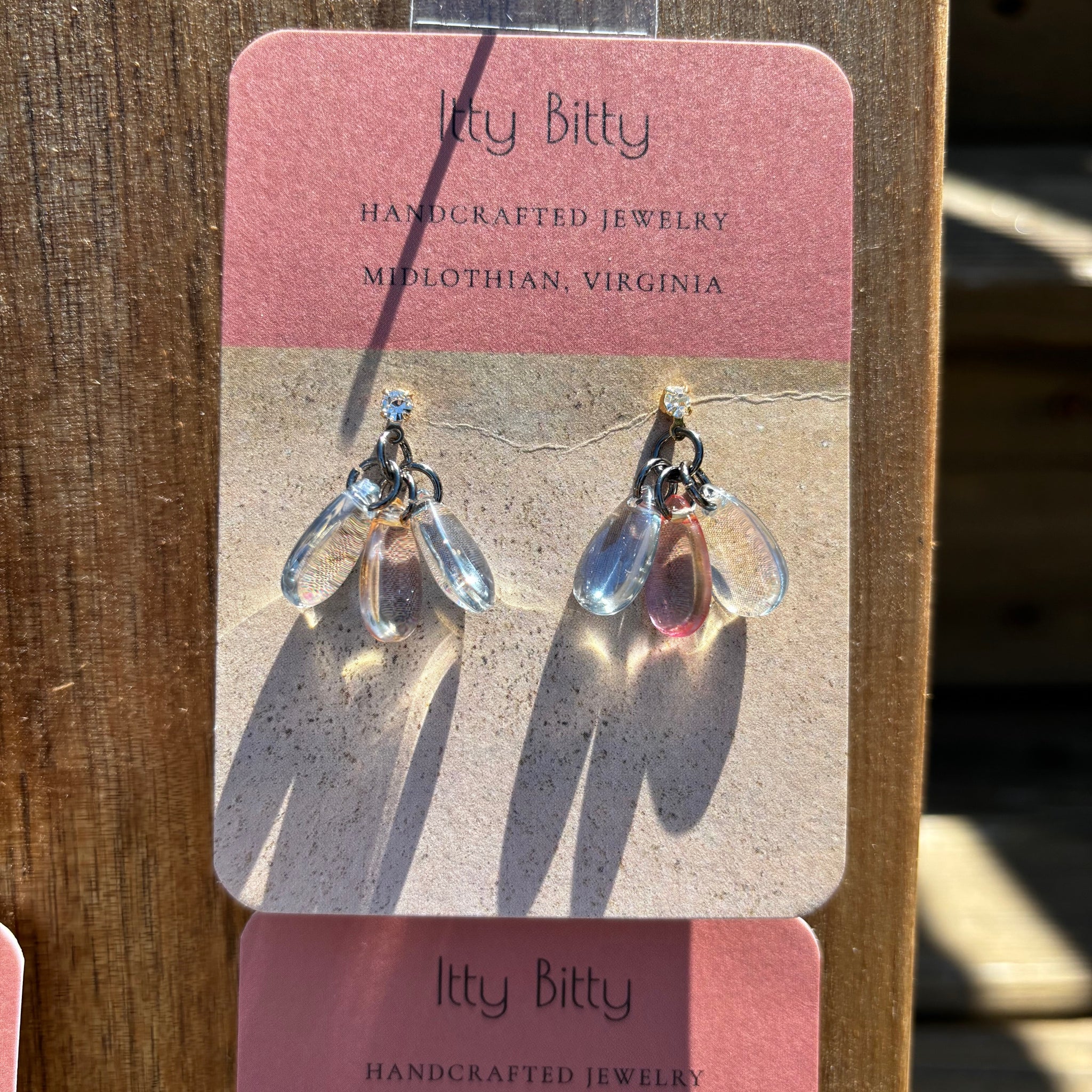 Handmade Dangle Earrings with Hypoallergenic Posts