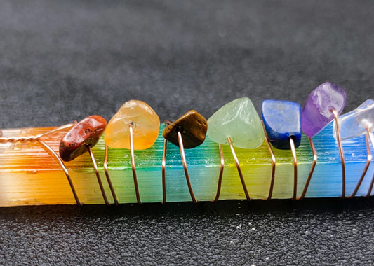 Natural Stone Seven Chakra Ornament