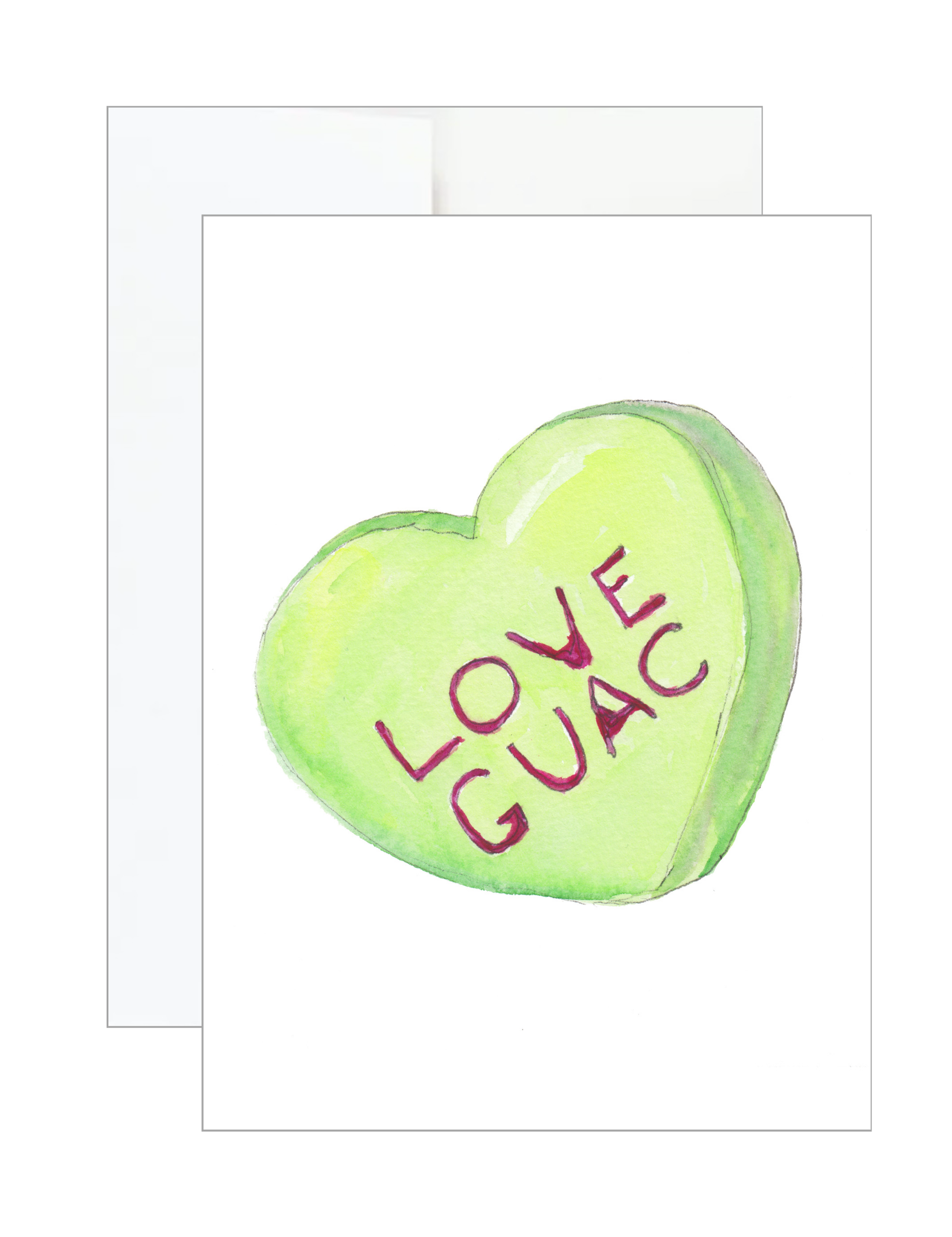 Conversation Heart Valentine Card