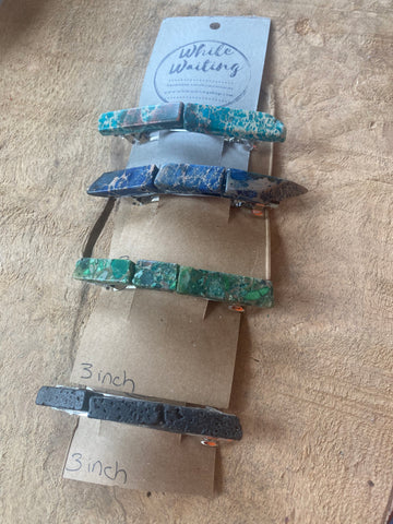 3 inch barrette slim line