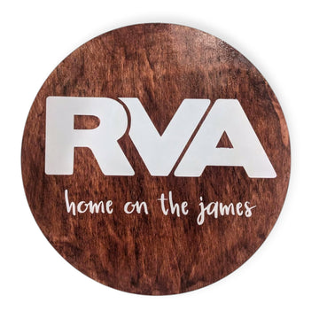 RVA: Home on the James Wood Sign