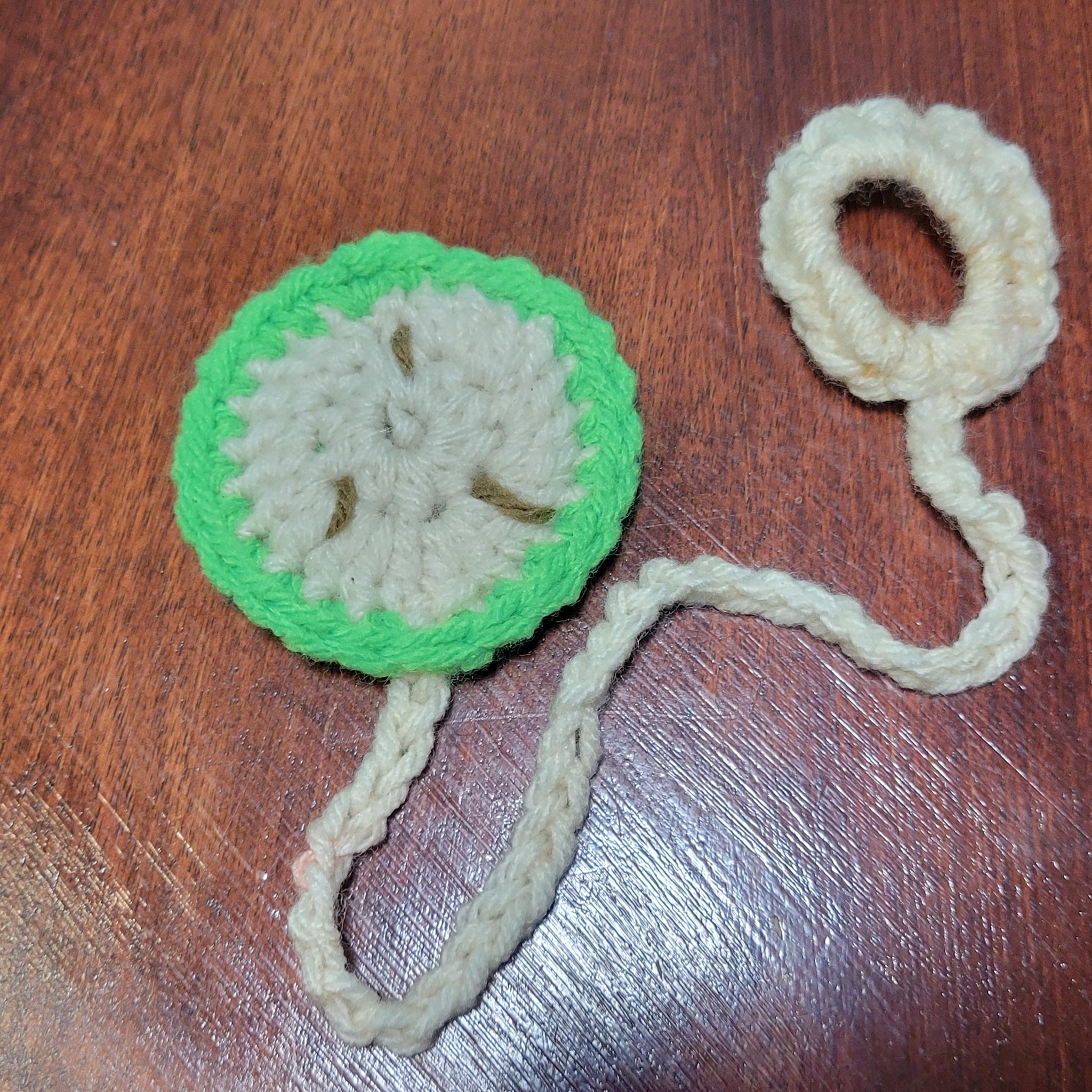 Green Apple Slice Bookmark