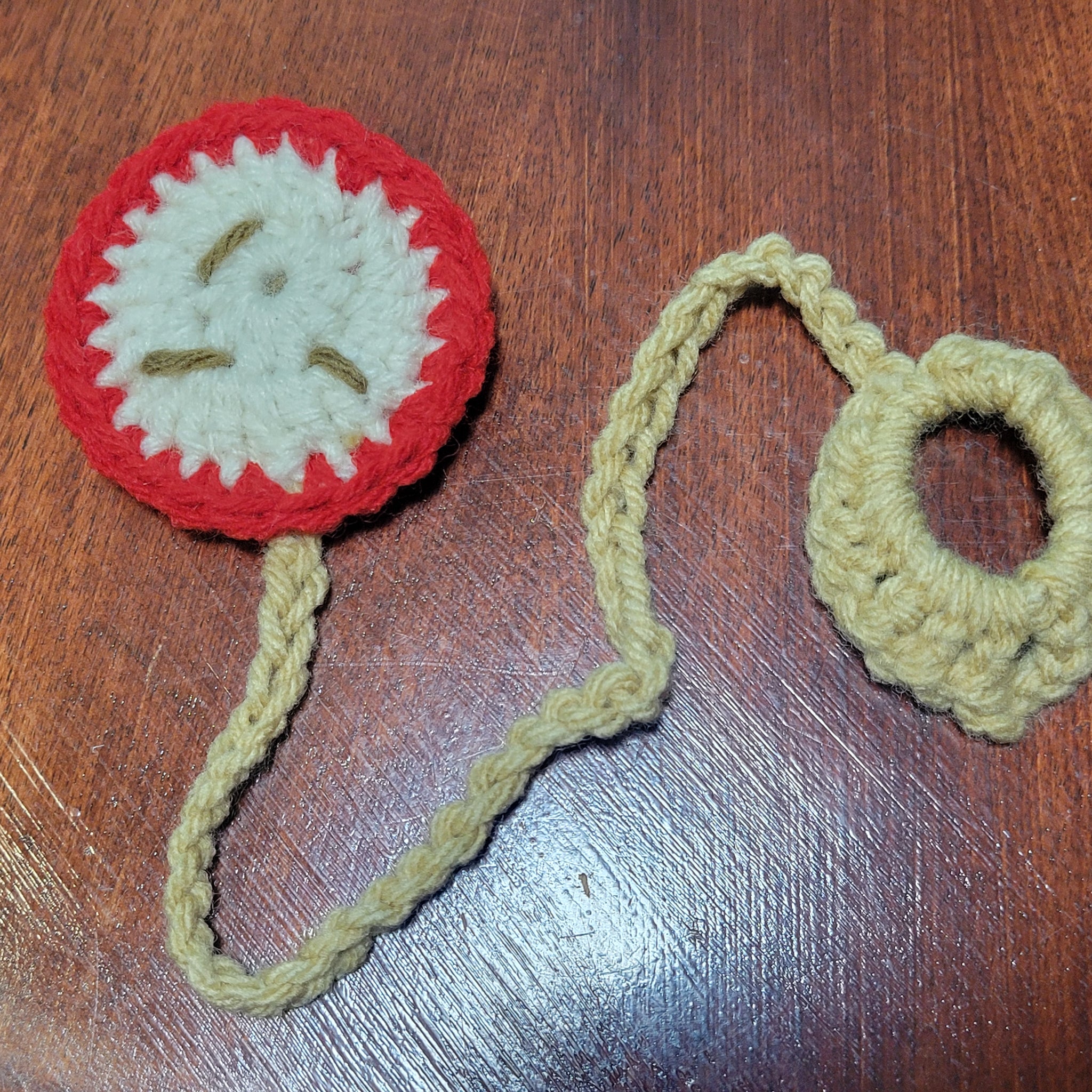 Red Apple Slice Bookmark