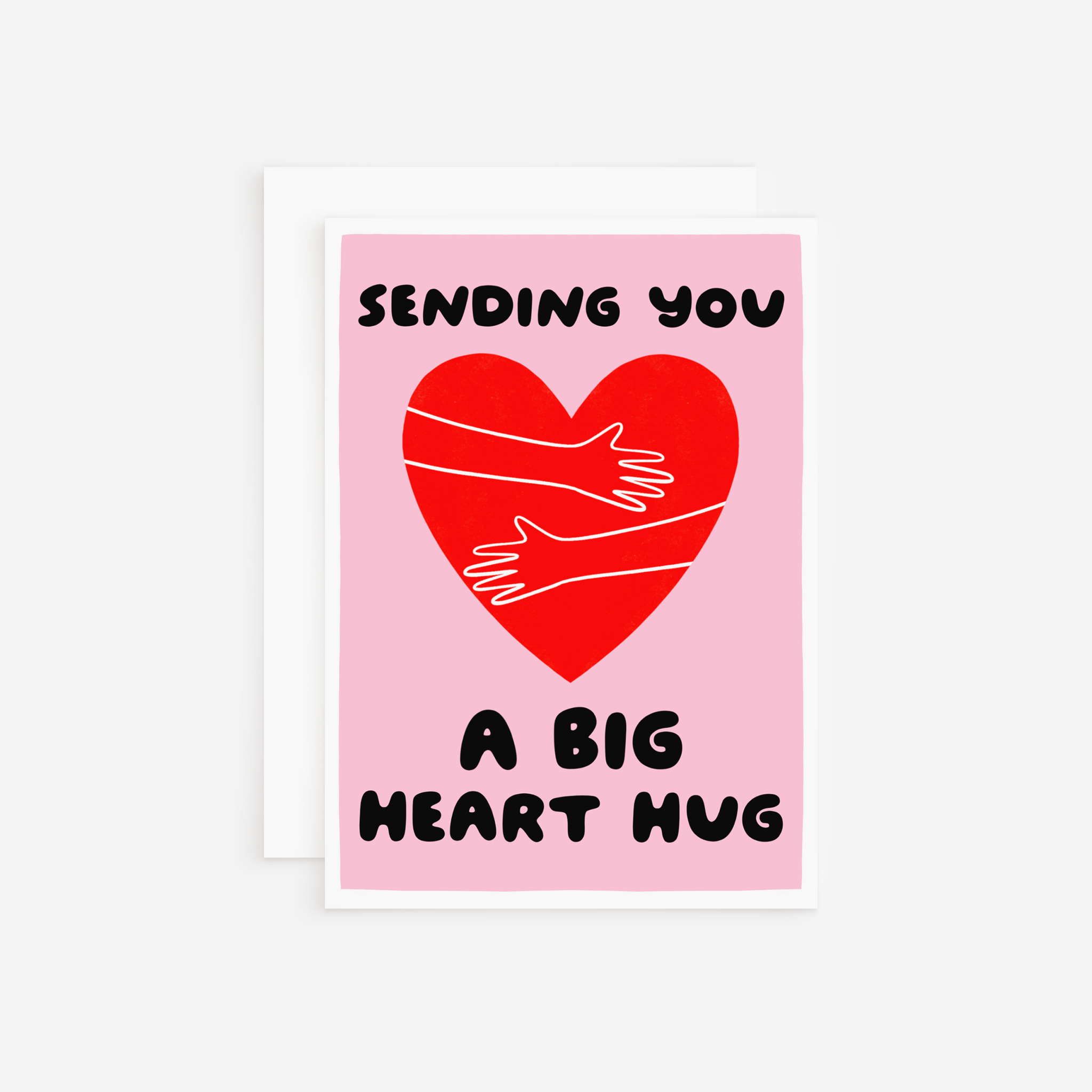 Heart Hug Greeting Card