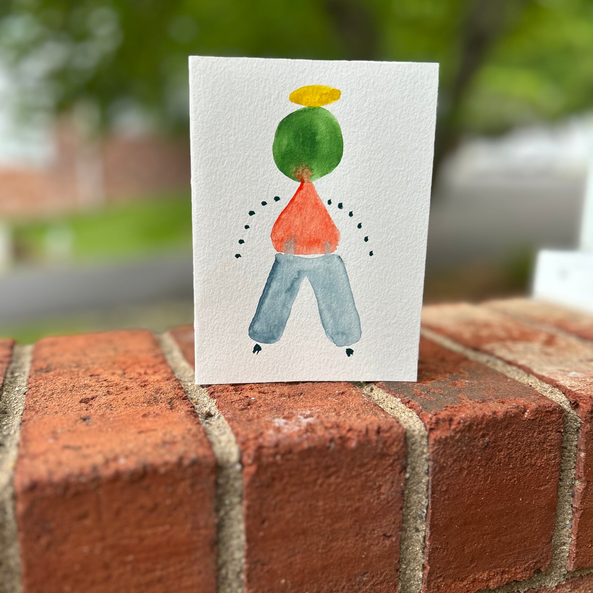 Guardians of the Galaxy hand painted notecard