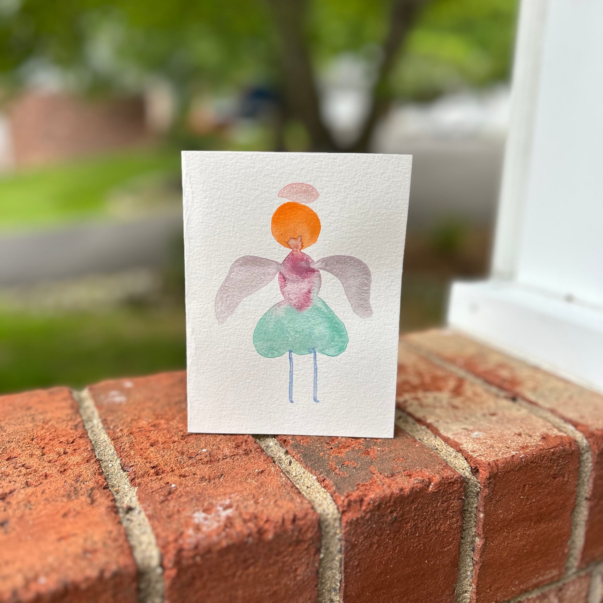 Guardians of the Galaxy hand painted notecard