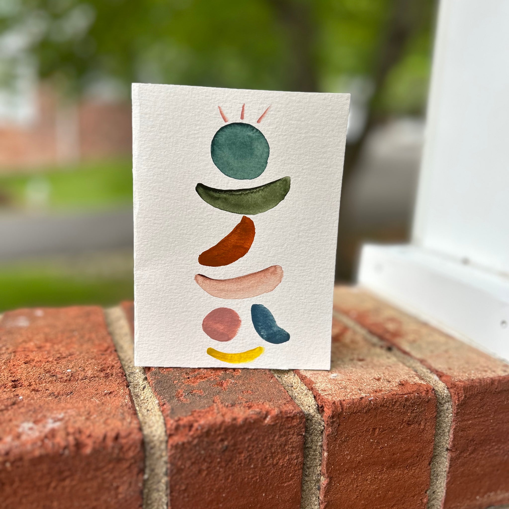 Guardians of the Galaxy hand painted notecard