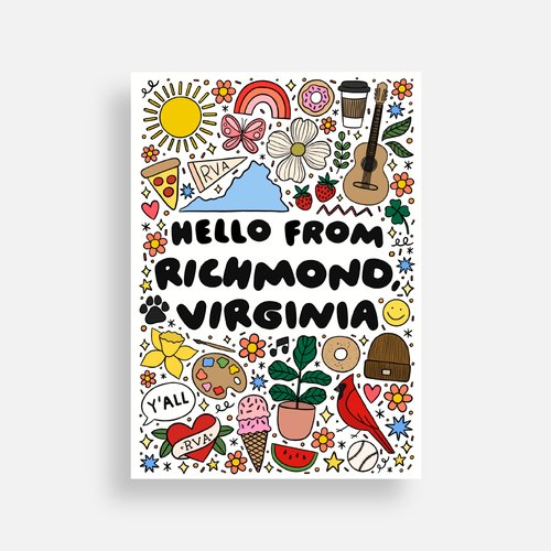 Hello from Richmond, Virginia Postcard