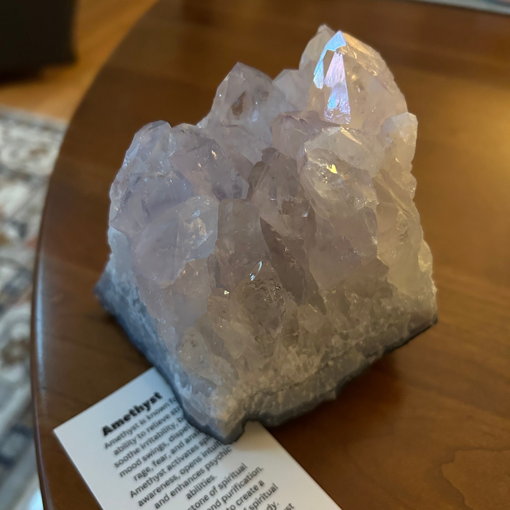 Amethyst Crystal Large Stand Alone