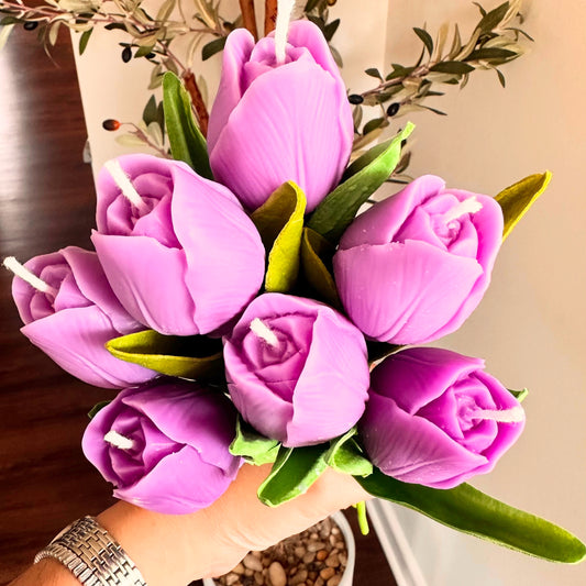 Tulip candle