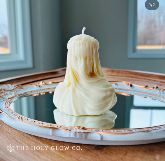 Veiled lady candle