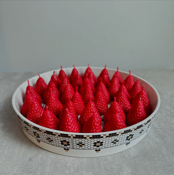 Strawberry candle