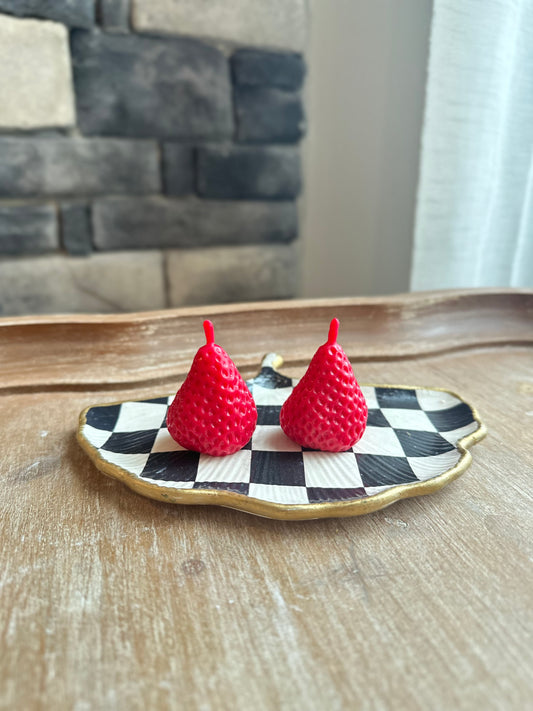 Strawberry candle