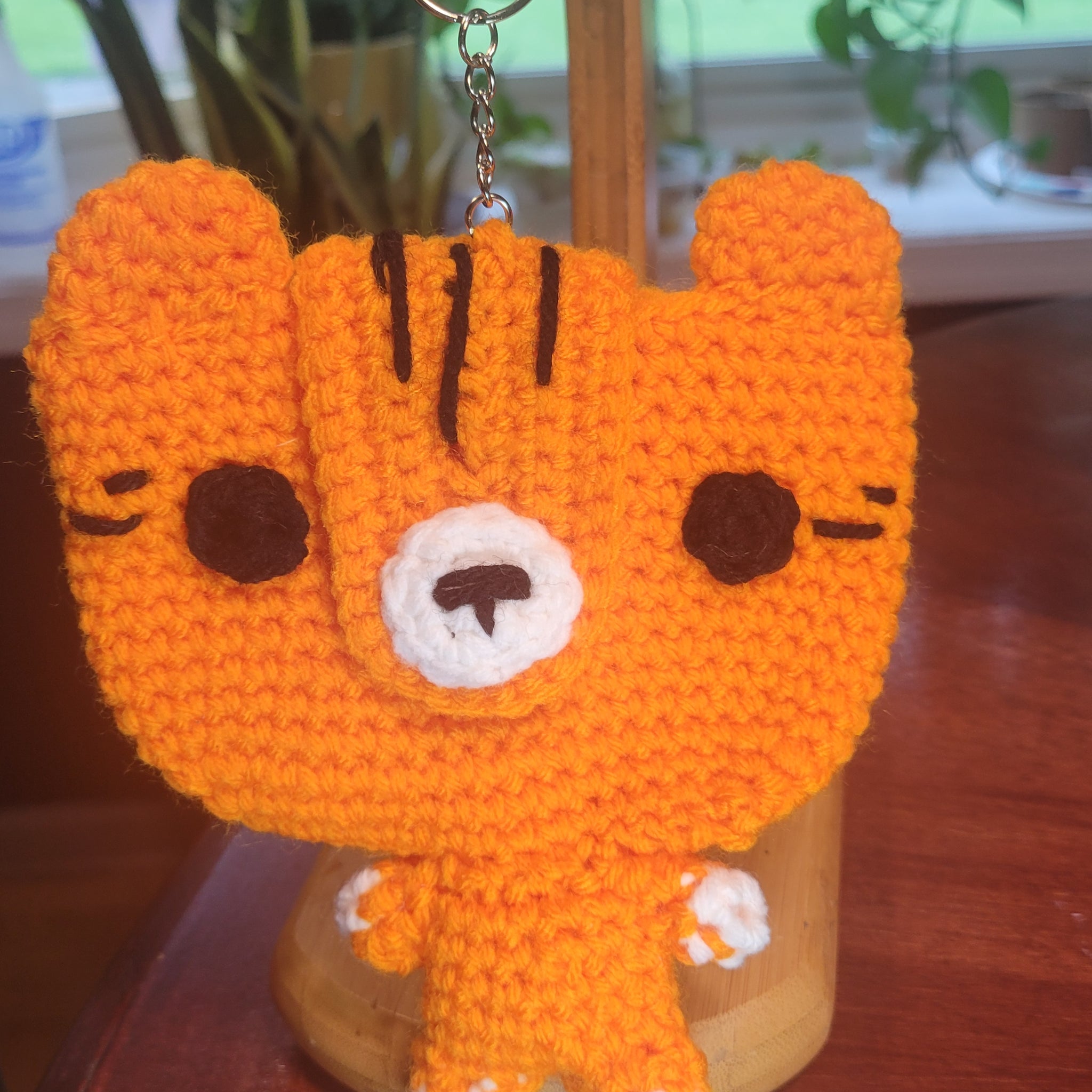 Tiger Airpod Case Holder Keychain