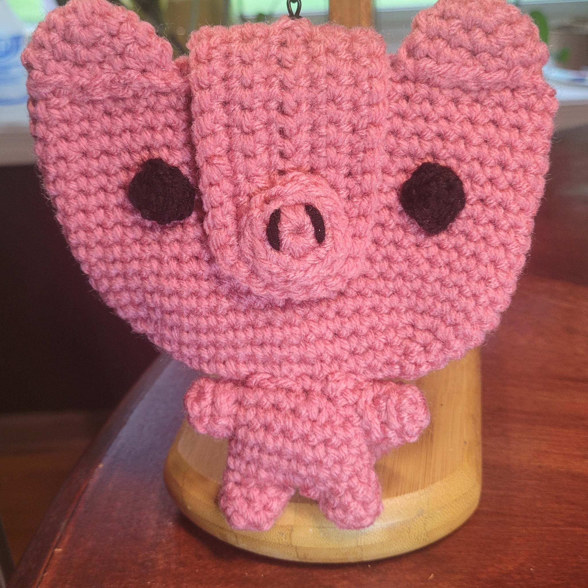Pig Airpod Case Holder Keychain