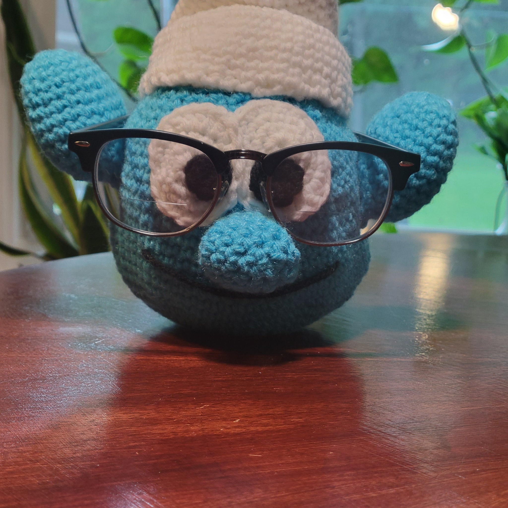 Brainy Smurf Eye Glasses Holder