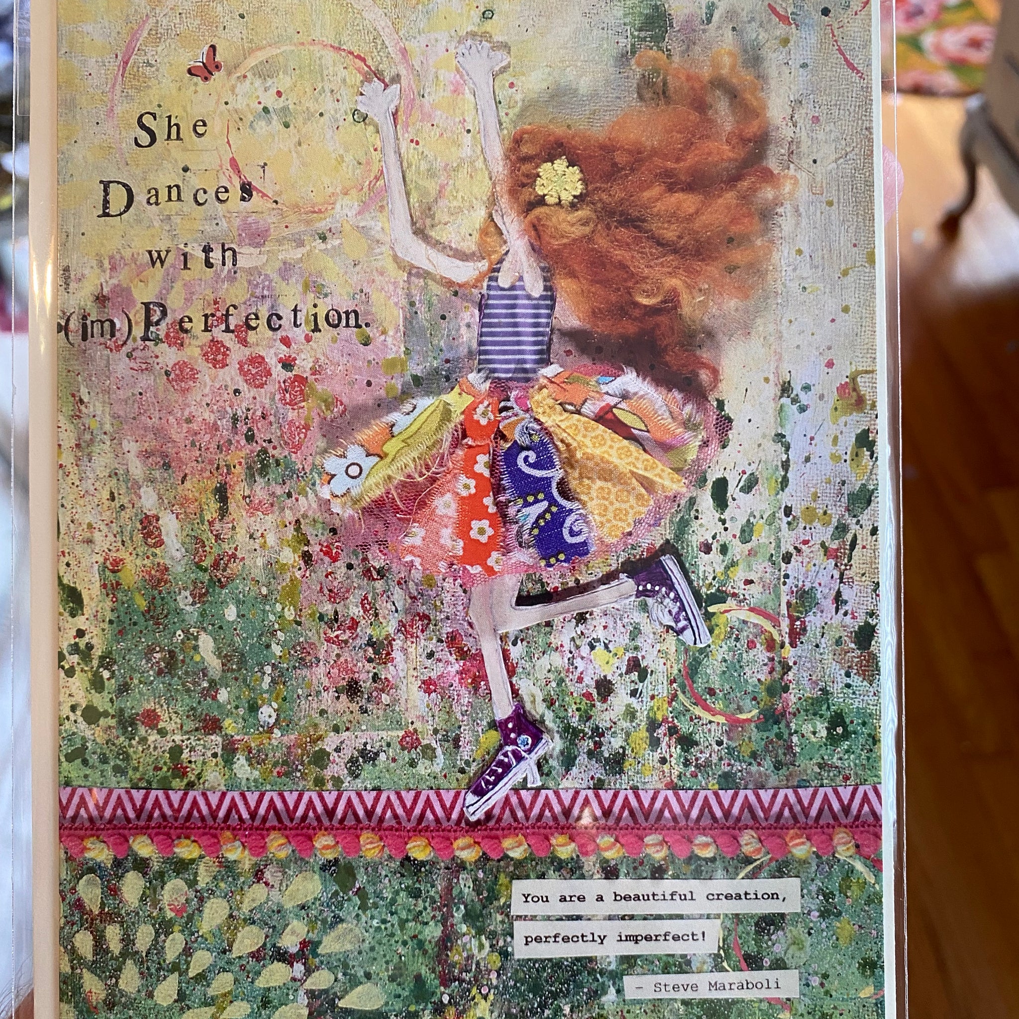 "She Dances," 5x7 Notecard
