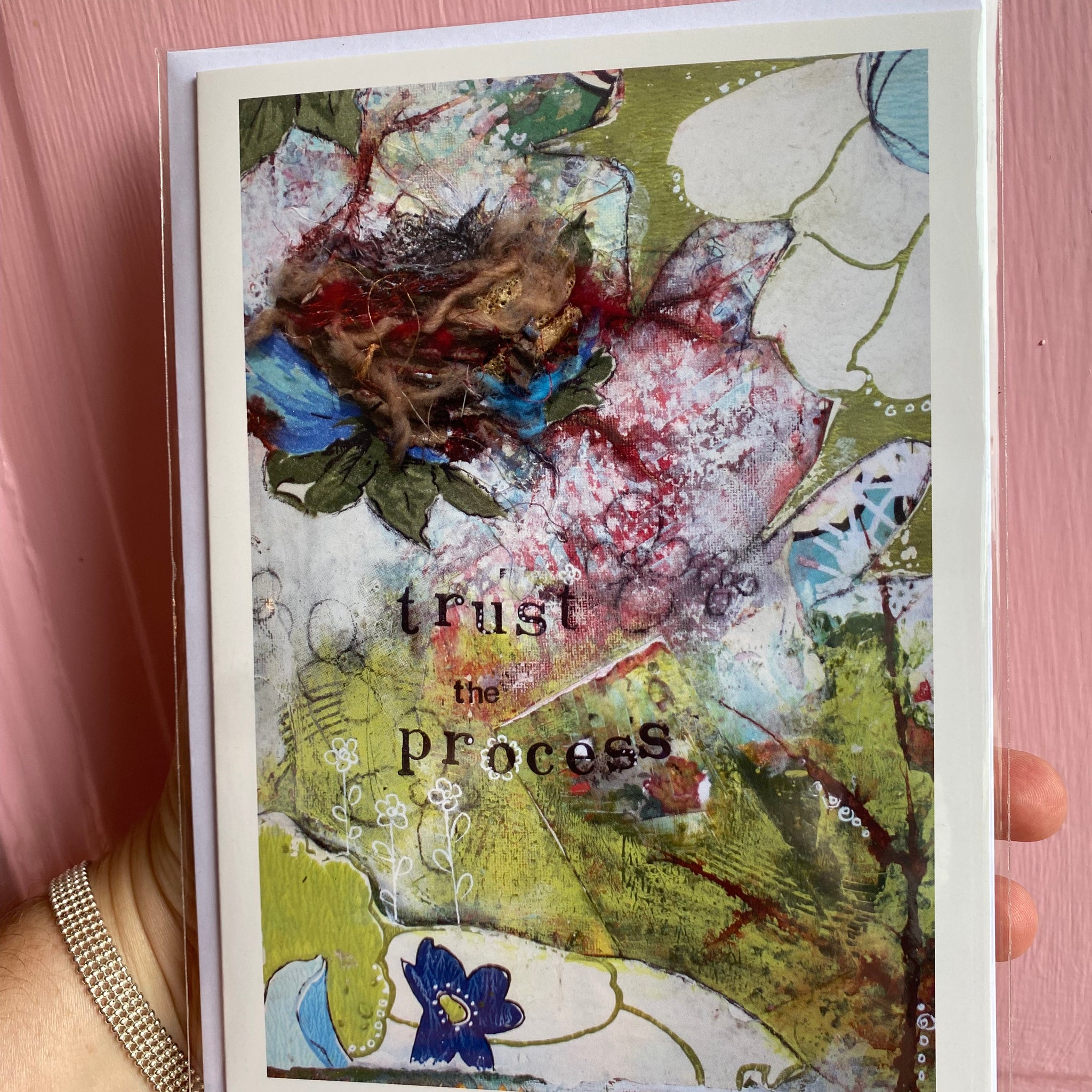 "Trust the Process," 5x7 Notecard