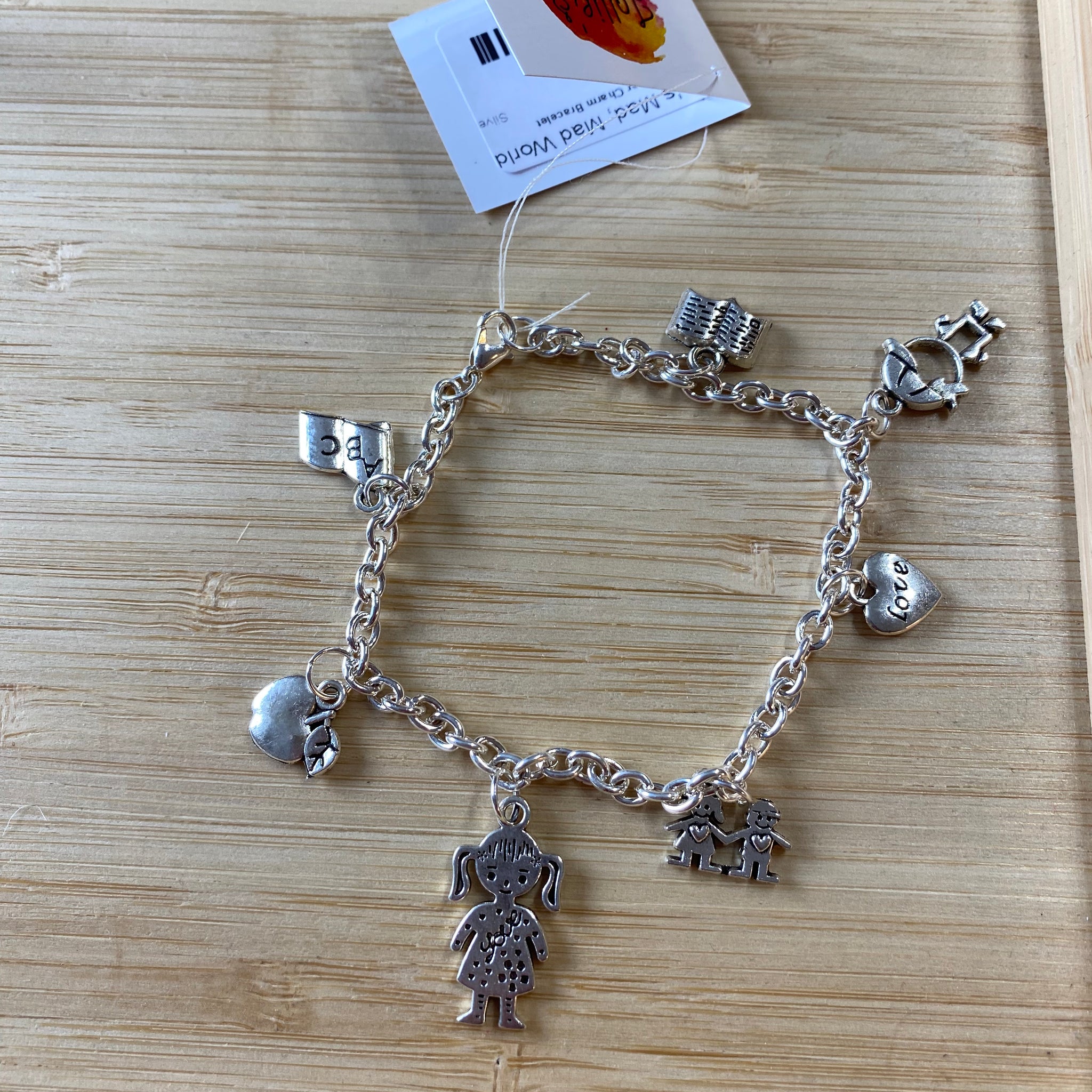 Teacher Charm Bracelet