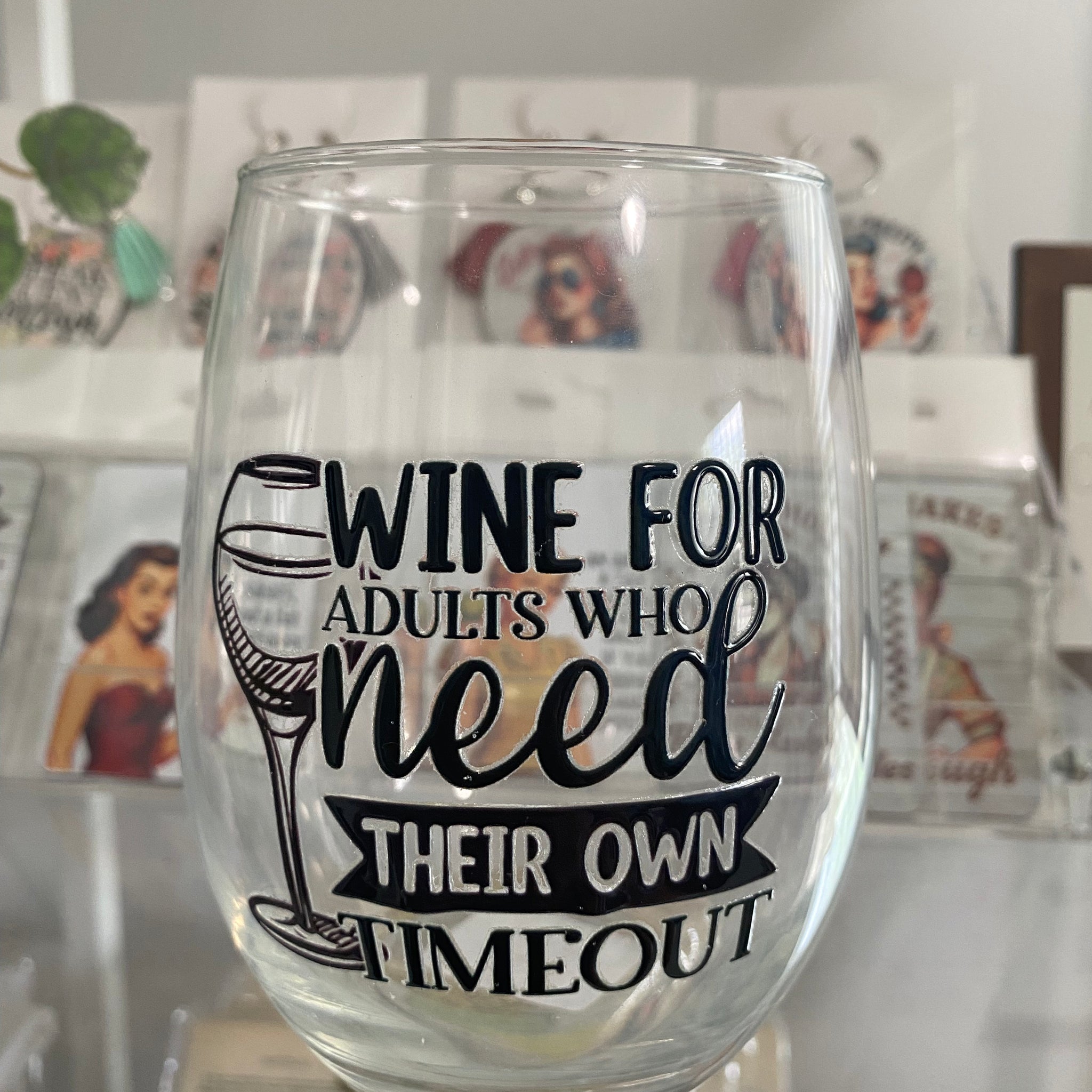 Funny Wine Glass
