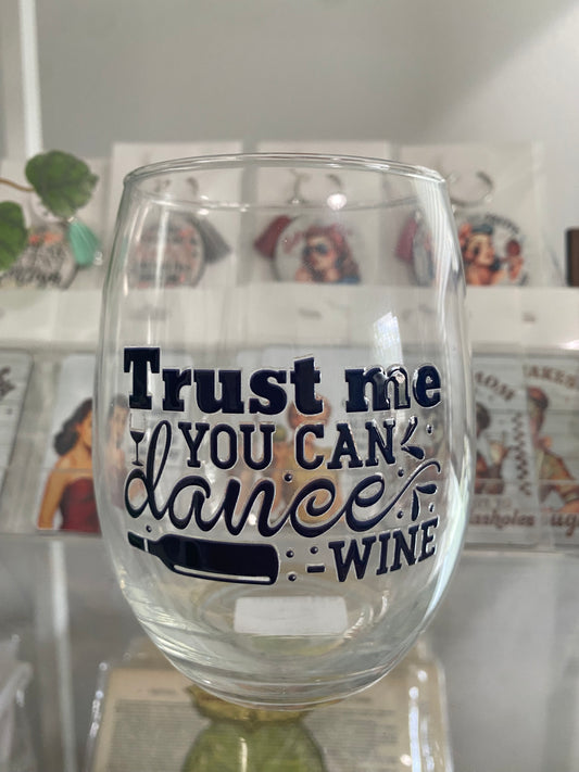 Funny Wine Glass