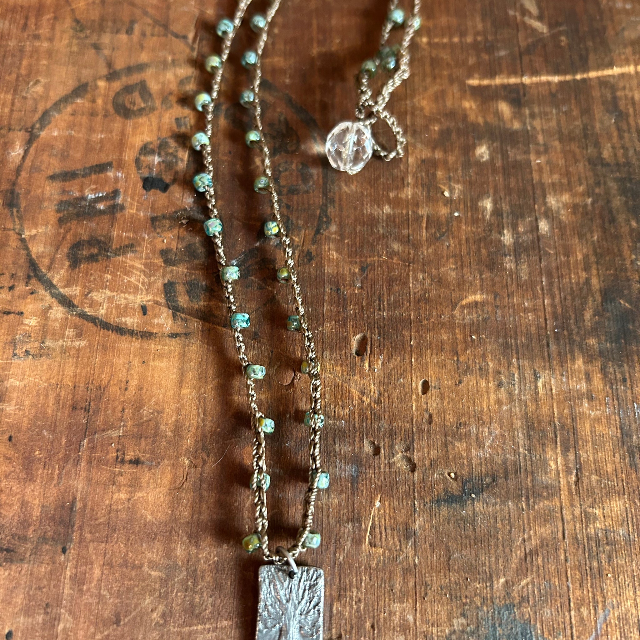 Pewter Tree of Life Pendant Necklace