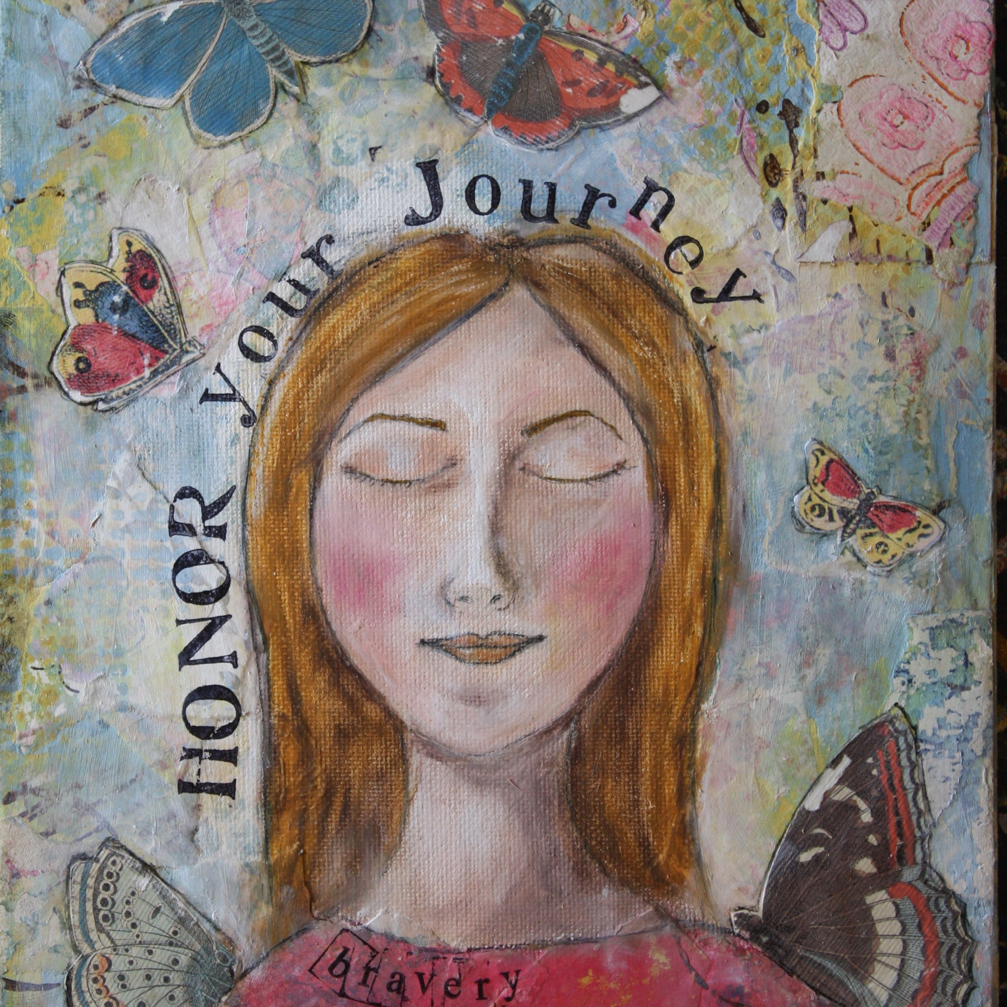 "Honor Your Journey," 5x7 Notecard