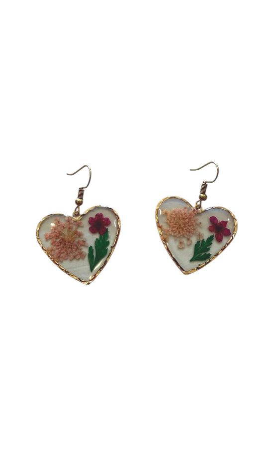 Dried Flower Bloom Earrings