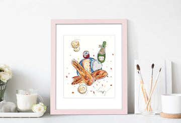 Framed Paris Table