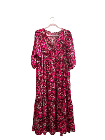 Vivey Lovestruck Pink Dress by Michelle McDowell Size-XL