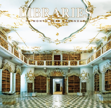 Libraries 12 x 12 Wall Calendar