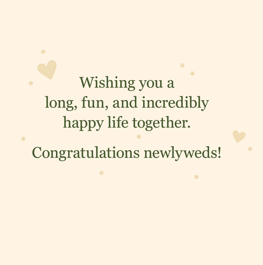 Champagne Tower Wedding Handmade Card