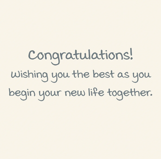 Just Married Car Wedding Handmade Card