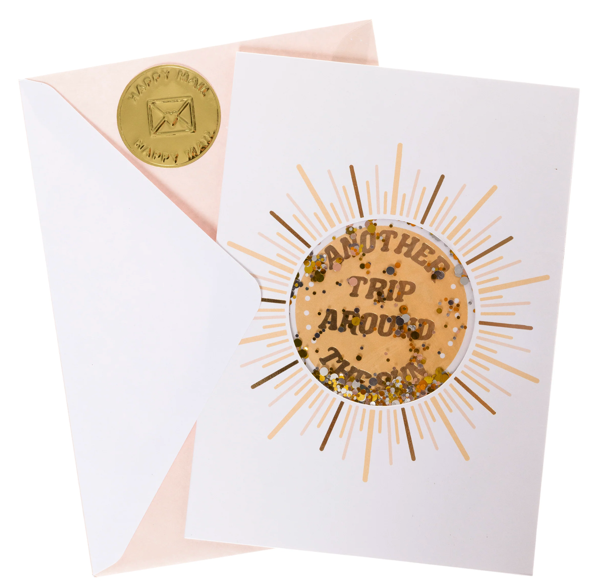 Around the Sun Handmade Card