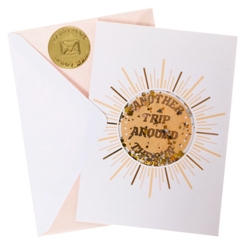 Around the Sun Handmade Card