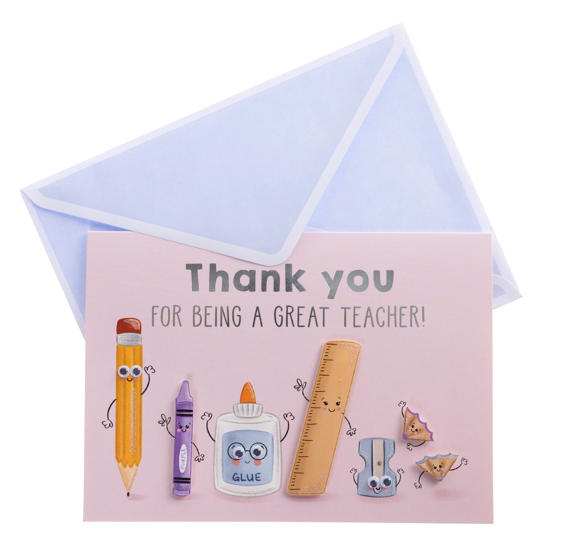 FOR BEING A GREAT TEACHER! Greeting Card