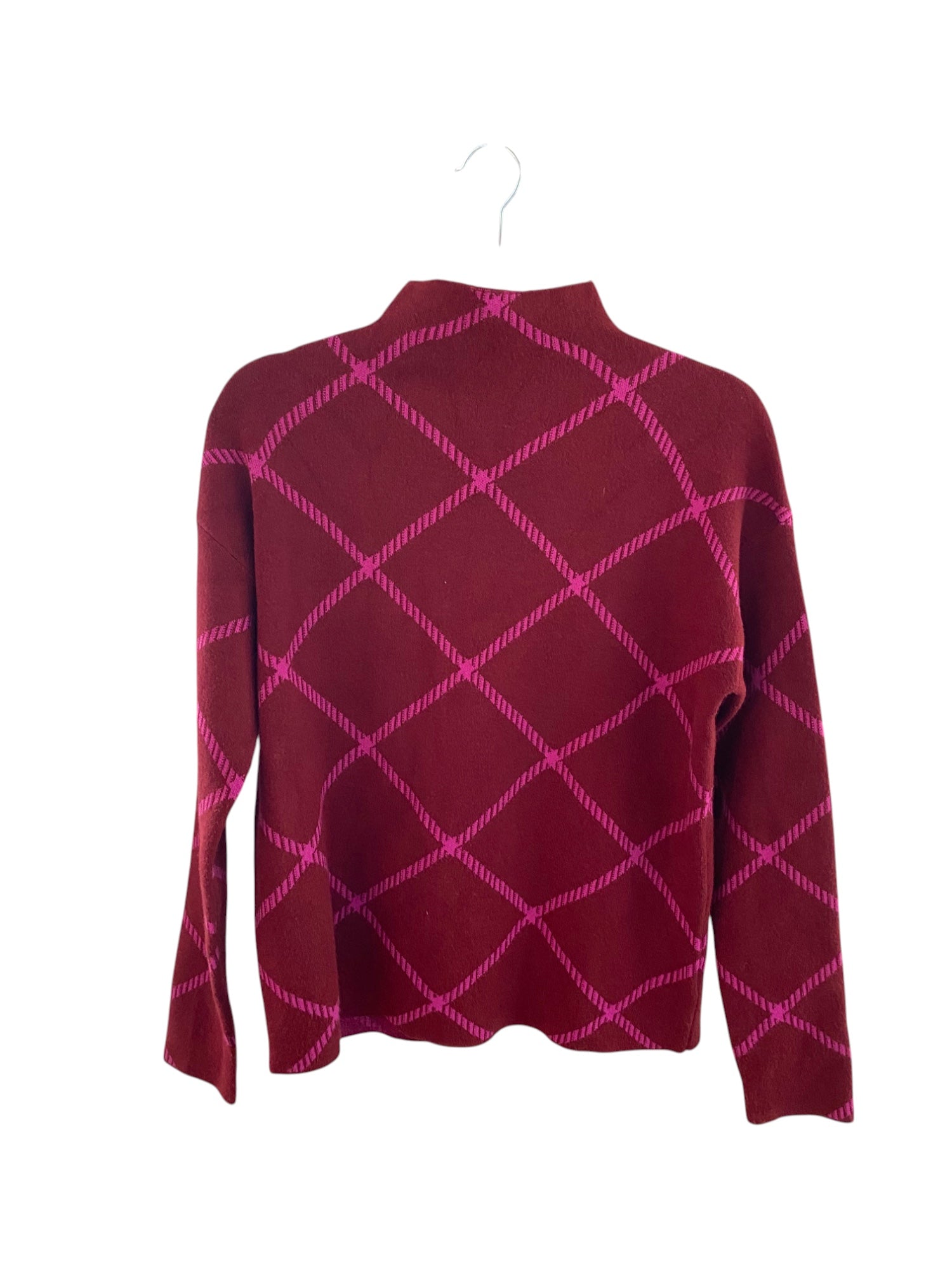 Tahari Mockneck Pullover Knit Top Size-M